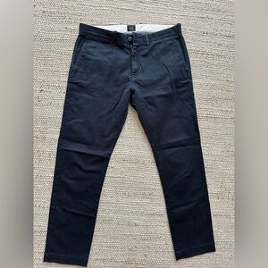 J. Crew Men's Black Chinos SLIM